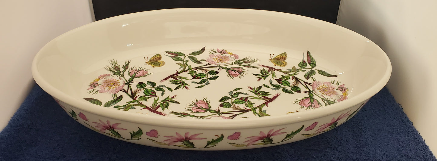 Portmeirion Botanic Garden 15" Large Oval Serving Bowl