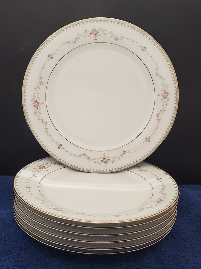 Set of 7 Noritake Fairmont Salad Plates LK