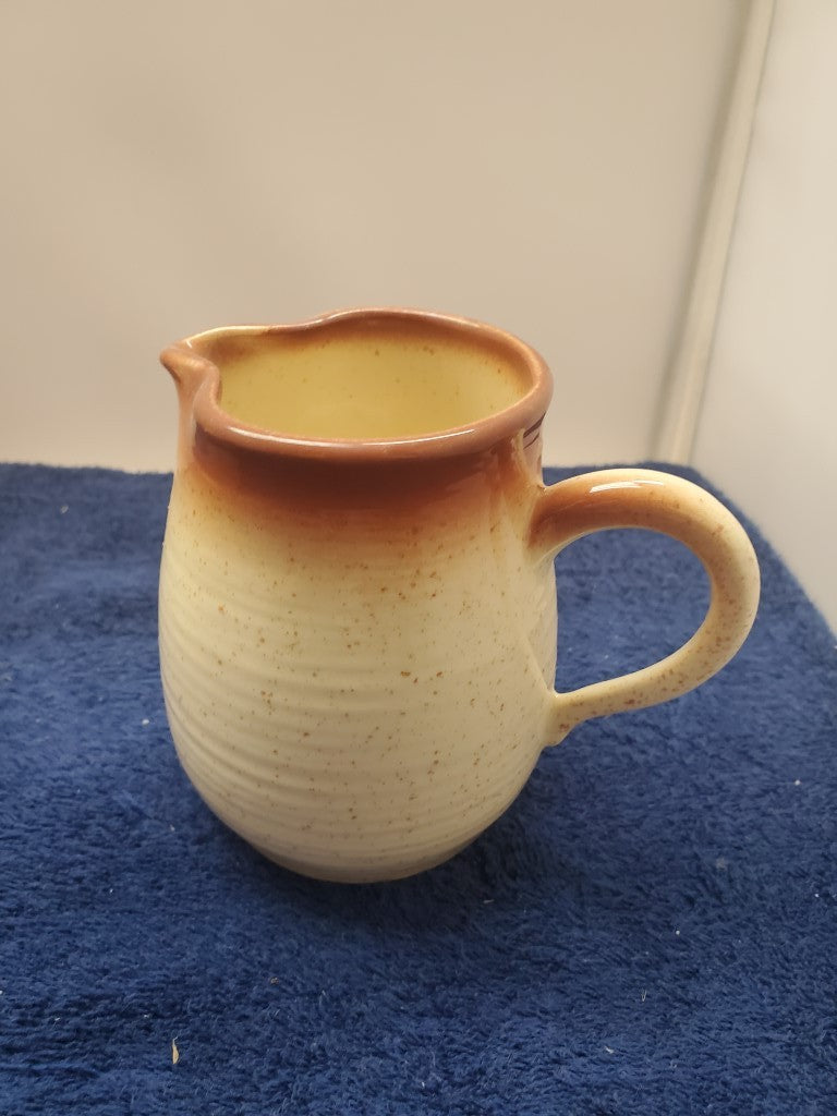 Franciscan Country Craft Russet Brown Creamer & Sugar Bowl withLid