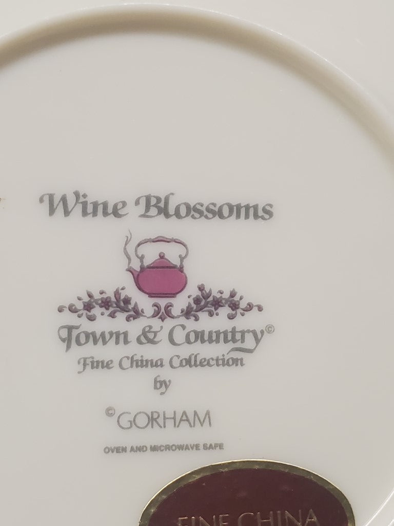 Set of 3 Gorham Wine Blossoms Saucer Onlys LK