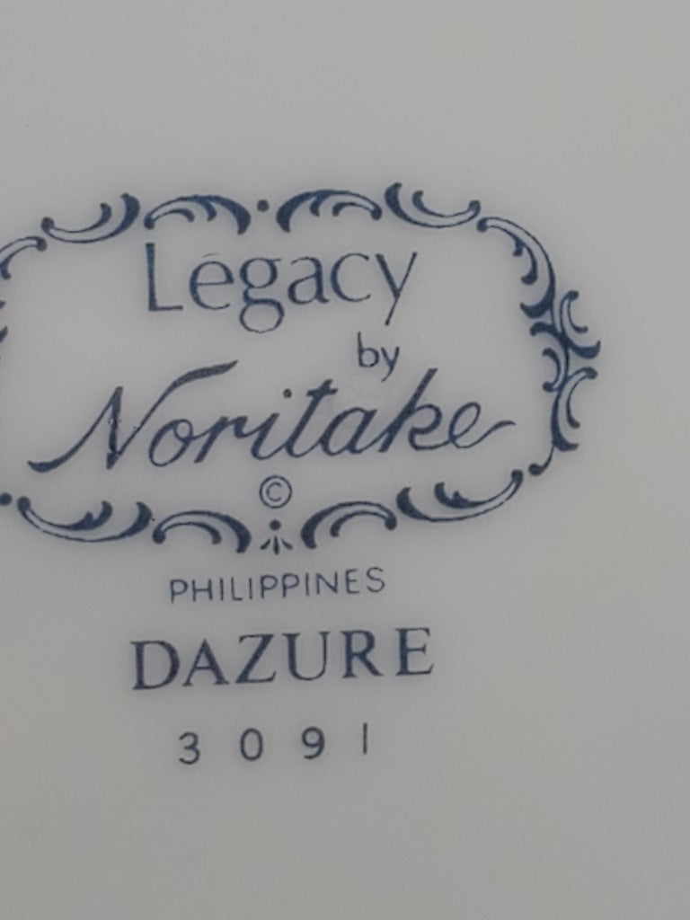 Set of 3 Noritake Dazure Dinner Plates LK