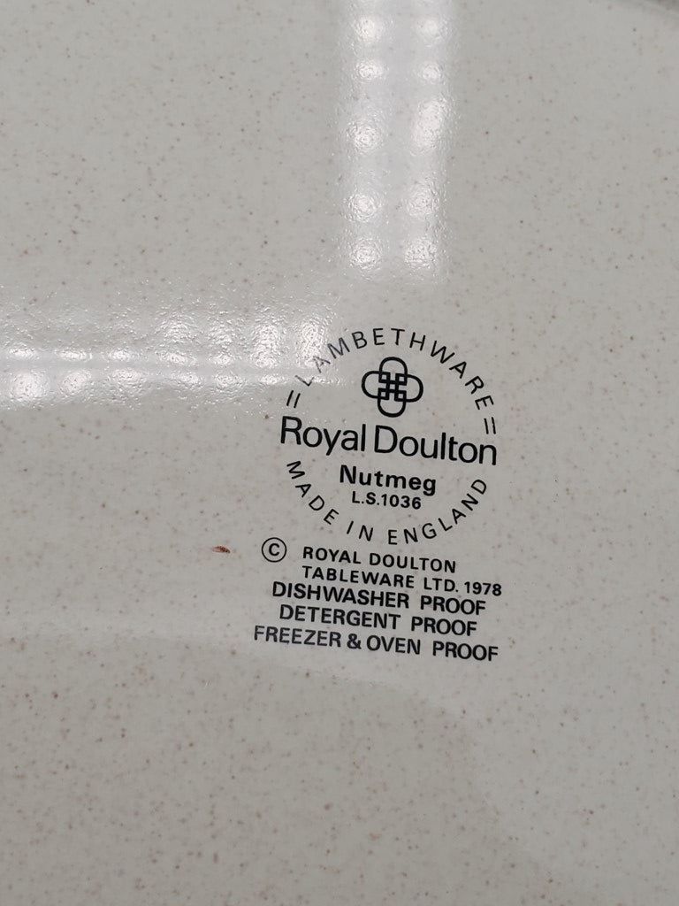Royal Doulton Nutmeg 13" Oval Serving Platter LK