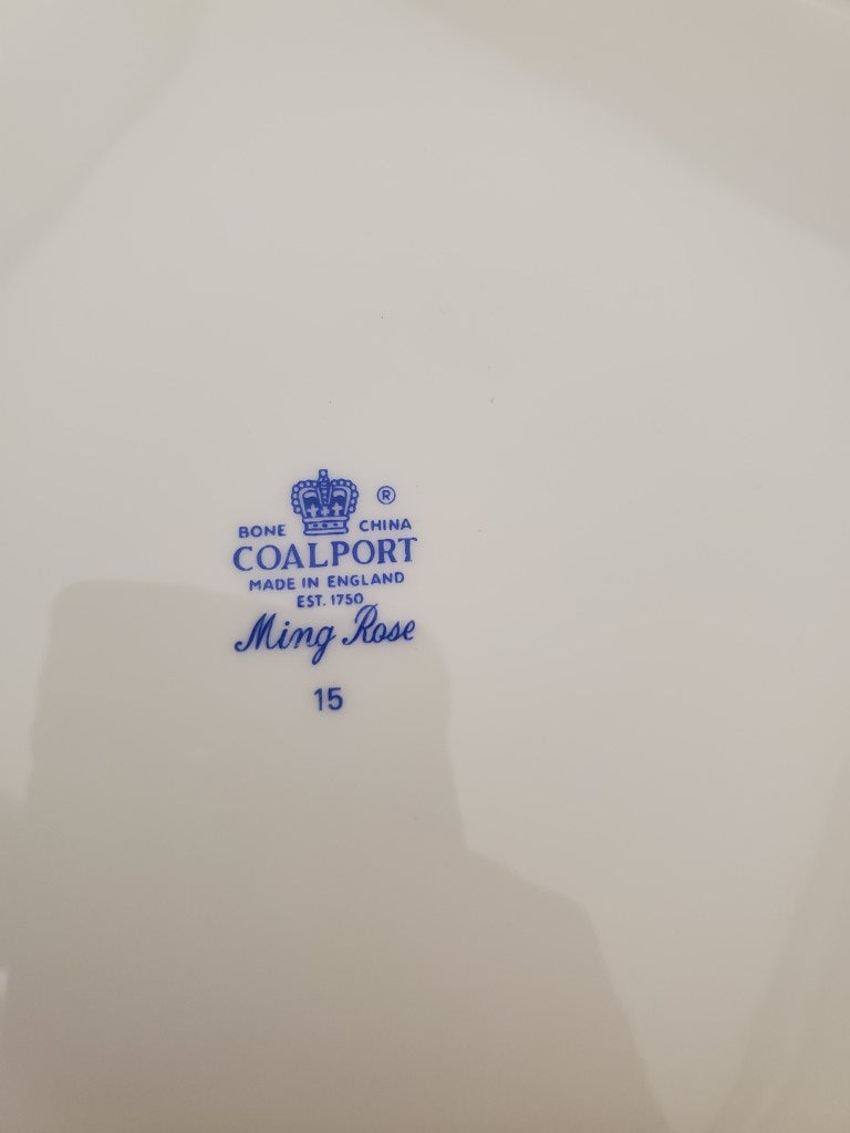 Coalport Ming Rose 15" Oval Serving Platter