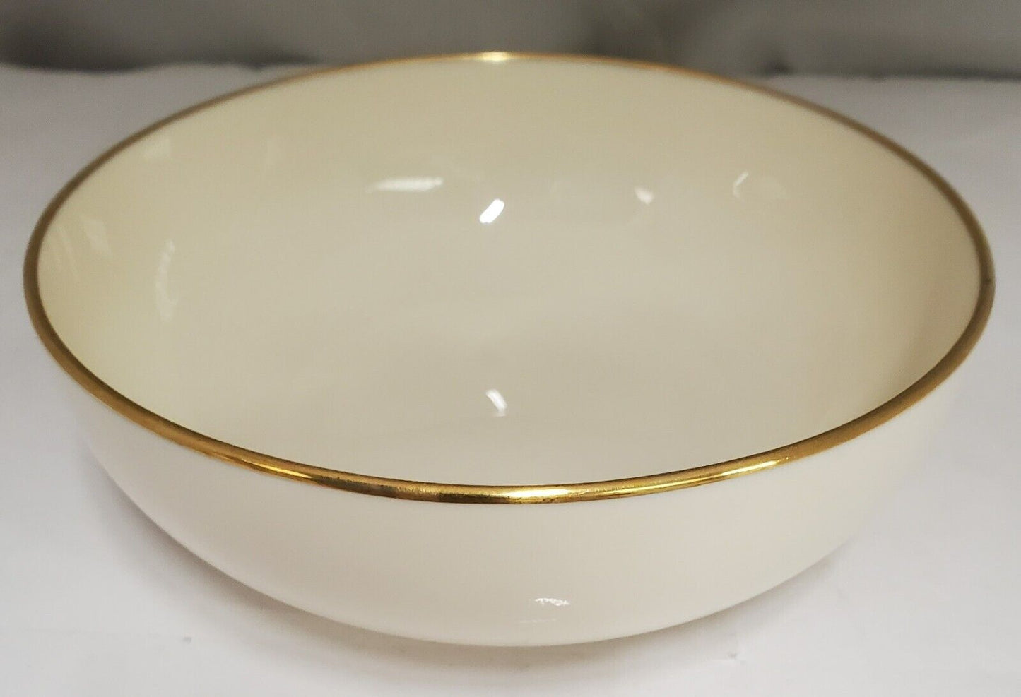 Set of 2 Lenox Olympia Gold Coupe Individual Salad Bowls