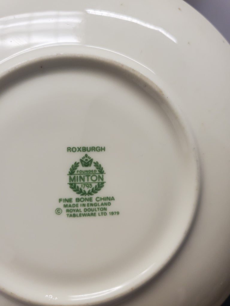 Set of 2 Minton Roxburgh Cup & Saucer Sets