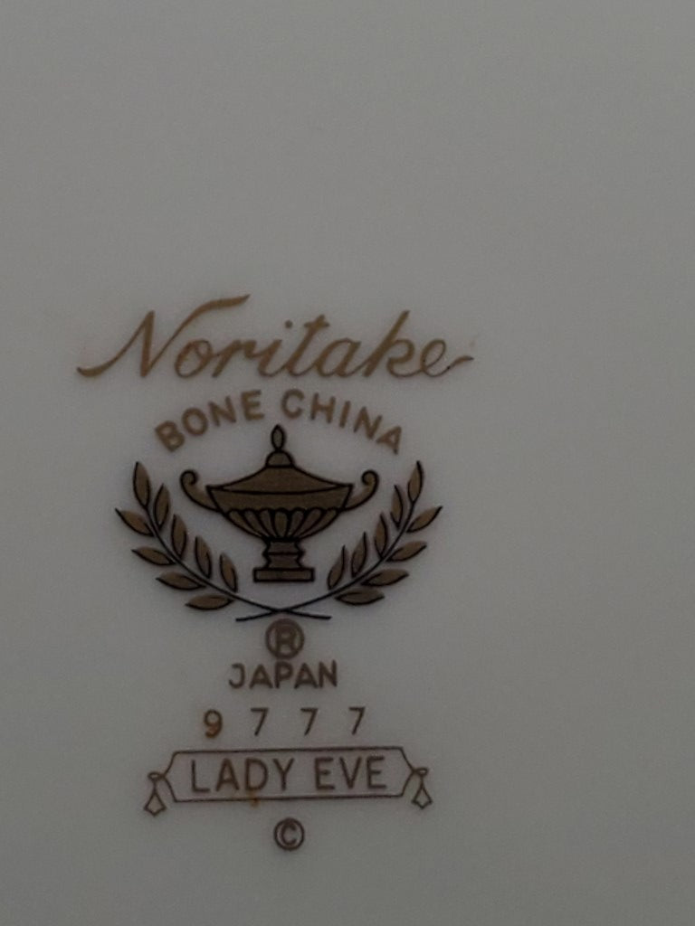 Set of 4 Noritake Lady Eve Salad Plates LK