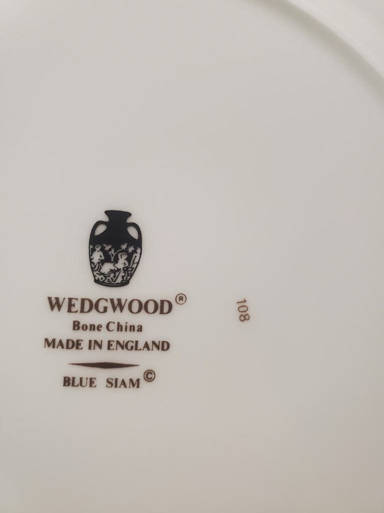 Set of 9 Wedgwood Blue Siam Salad Plates LK