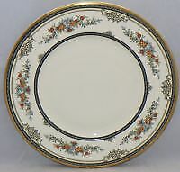Set of 4 Minton Stanwood (Gold Trim) Salad Plates