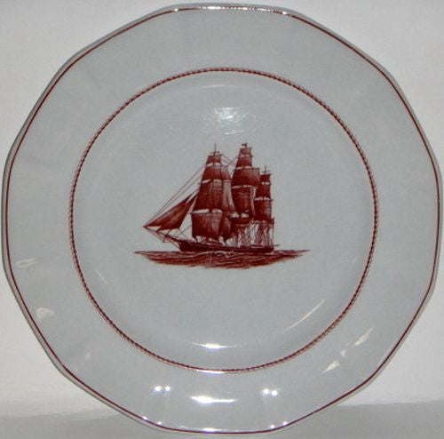 Set of 3 Wedgwood Flying Cloud-Rust Large Dinner Plates