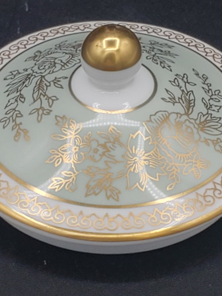 Wedgwood Columbia Sage Green Sugar Bowl Cover Only LK