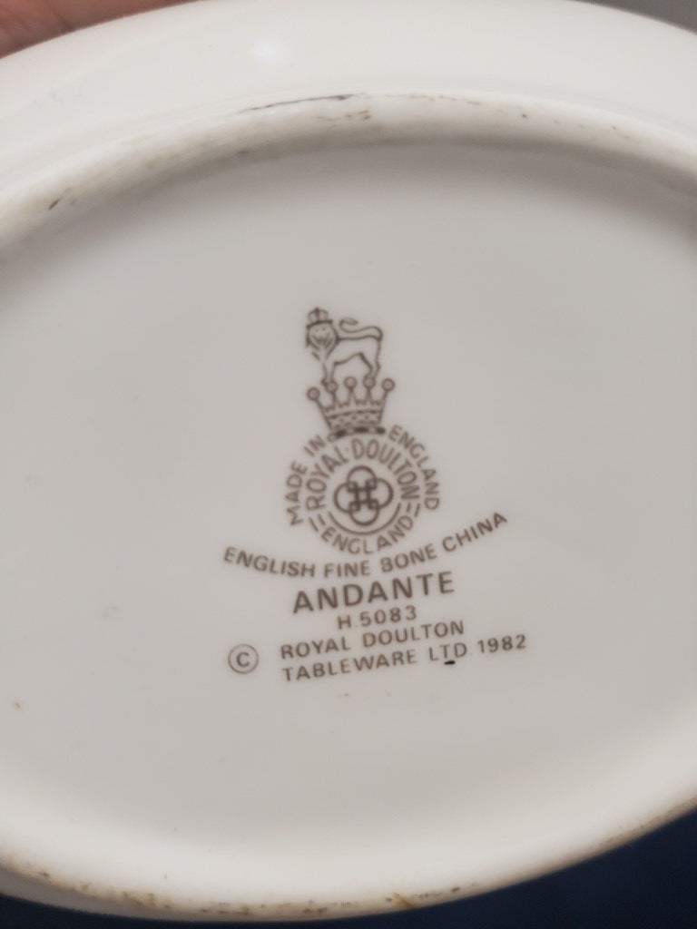 Royal Doulton Andante Gravy Boat and Underplate LK