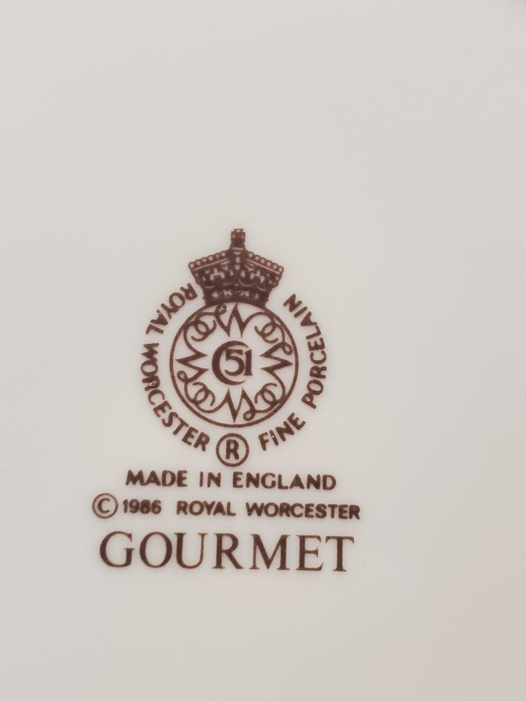 Royal Worcester Gourmet Salad Plate LK