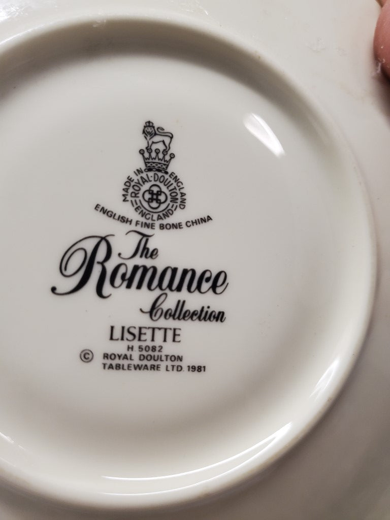 Royal Doulton Lisette Cup & Saucer Set LK
