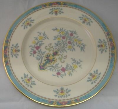 Set of 4 Lenox Blue Tree Dinner Plates (Imperfect)