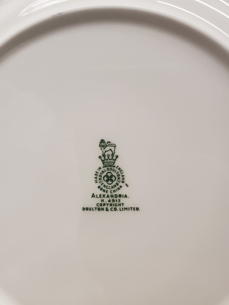 Royal Doulton Alexandria Creamer & Sugar Bowl with Lid