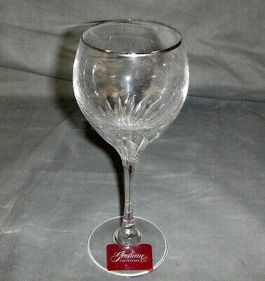 Set of 2 Gorham Romantique Platinum Wine Glasses