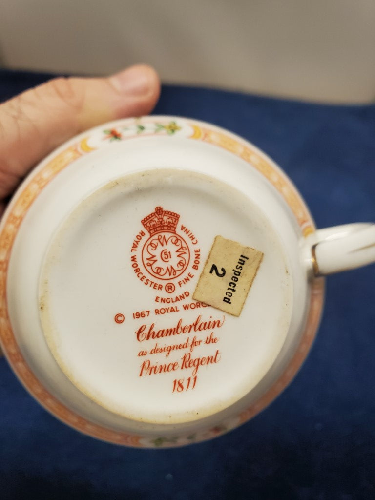Royal Worcester Chamberlain Creamer LK