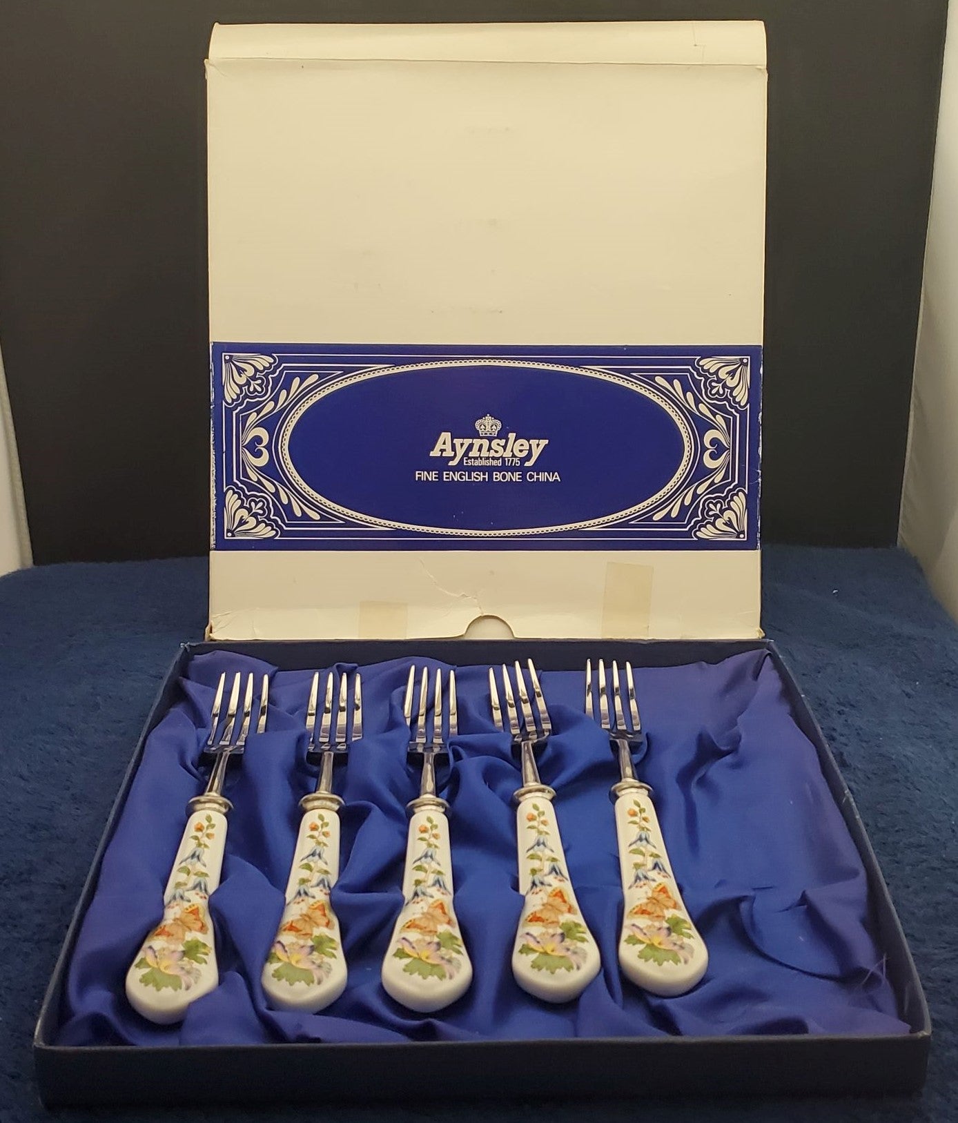 Aynsley Cottage Garden Set of 5 DInner Forks