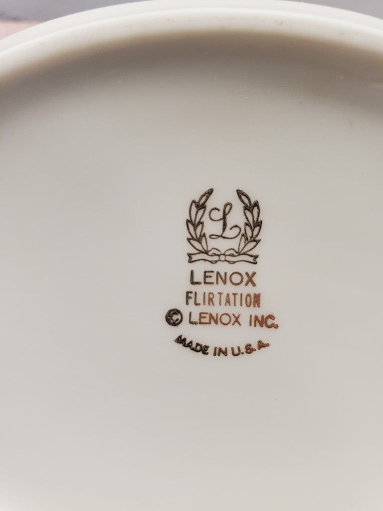 Lenox Flirtation Sugar Bowl with Lid LK