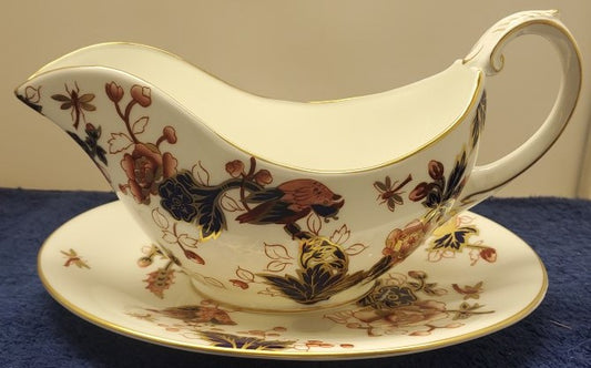 Coalport Hong Kong Gravy Boat & Underplate