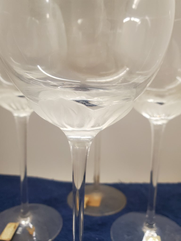 Set of 5 Sasaki Printemps Clear Goblets LK
