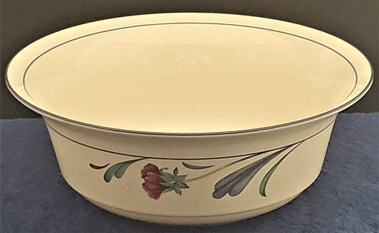 Lenox Poppies on Blue 8" Round Vegetable Bowl