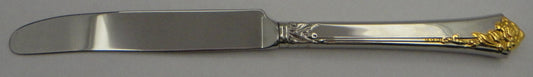 Set of 3 Oneida Golden Damask Rose (Stainless) New French Hollow Knives