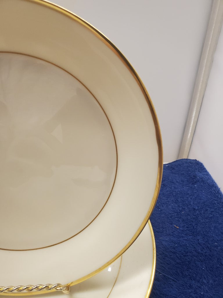 Set of 3 Lenox Reverie (Gold Trim) Salad Plates LK