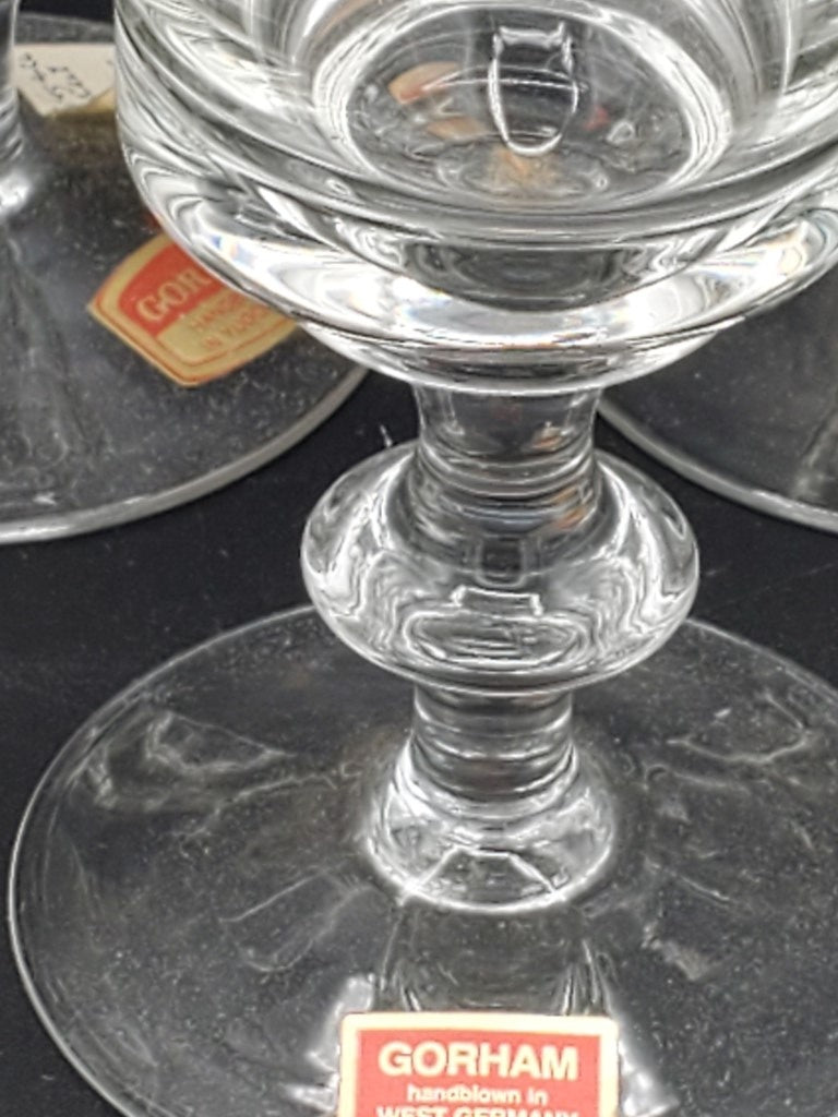 Set of 5 Gorham Elegence Water Goblets LK
