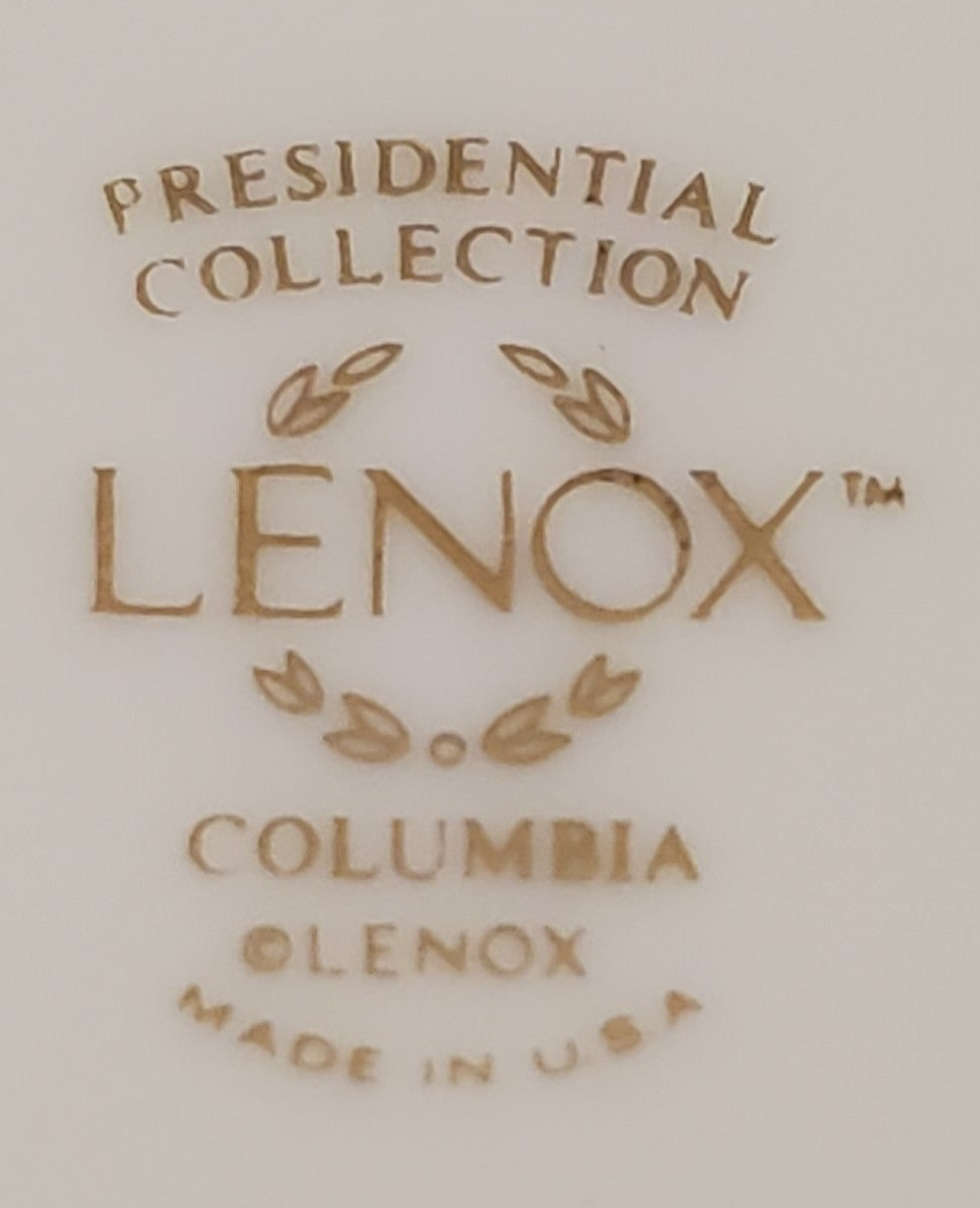 Set of 2 Lenox Columbia Cup & Saucer Sets