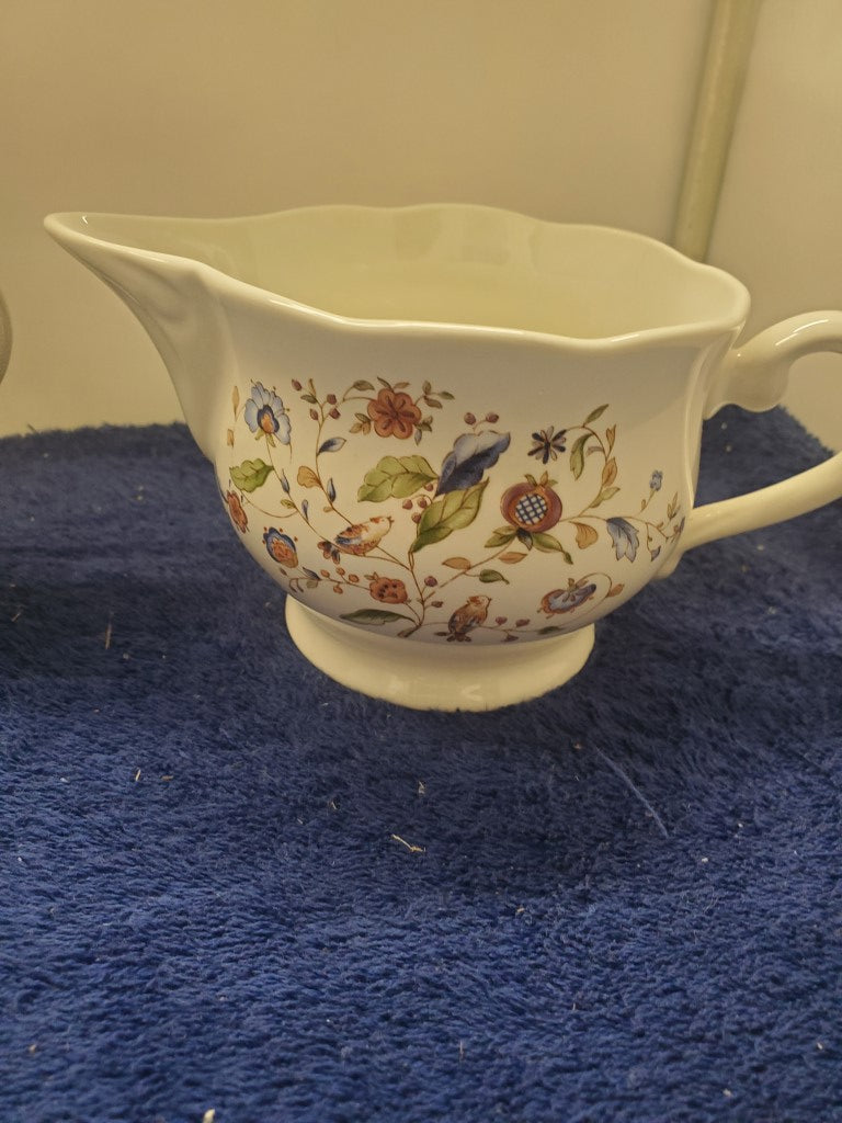 Lenox Wind Chimes Creamer & Sugar Bowl with Lid LK