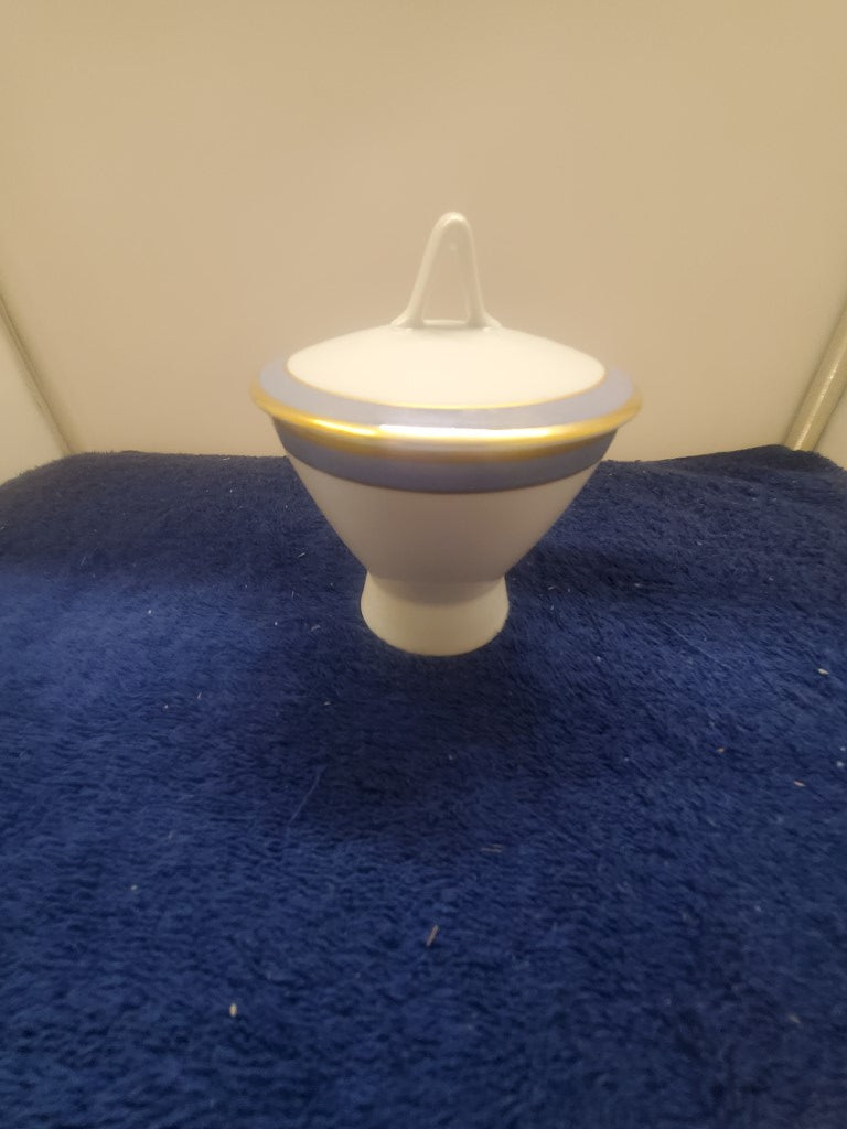 Rosenthal Gala Blue (Classic Rose) Sugar Bowl with Lid LK