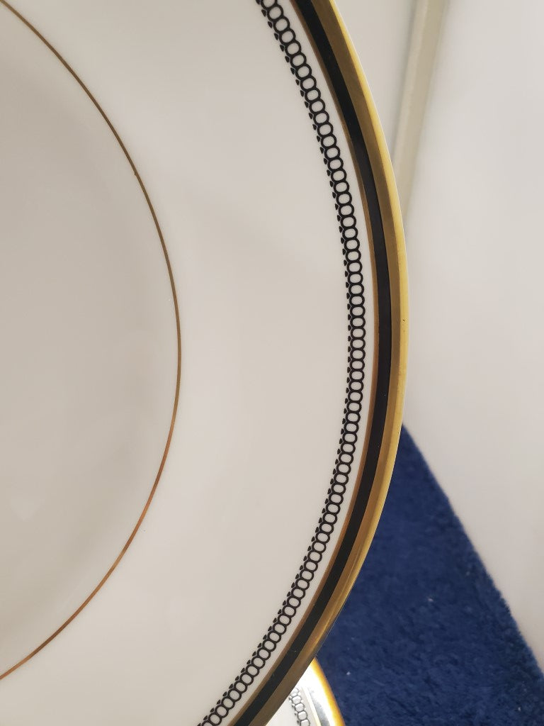 Set of 2 Royal Doulton Pavanne Dinner Plates LK