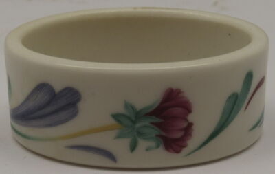 Set of 2 Lenox Poppies On Blue (For The Blue) Napkin Ring