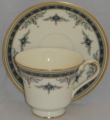 Set of 4 Minton Grasmere - Blue Cup & Saucer Sets