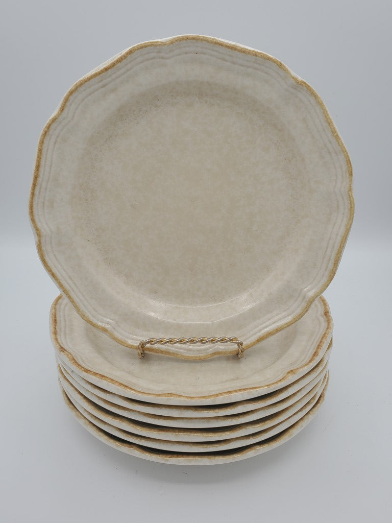 Set of 7 Mikasa Country Charm Salad Plates LK