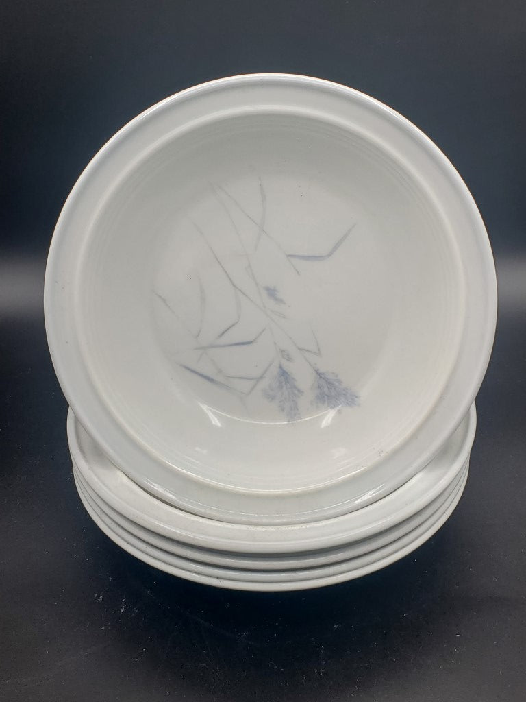 Set of 5 Royal Doulton Whisper Rim Soup Bowls LK