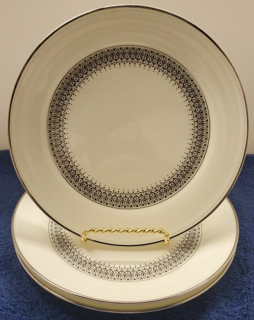 Set of 3 Mikasa Cumberland Salad Plates LK