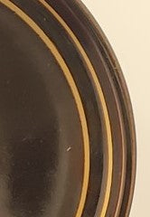 Set of 4 Denby Chocolate Salad Plates LK