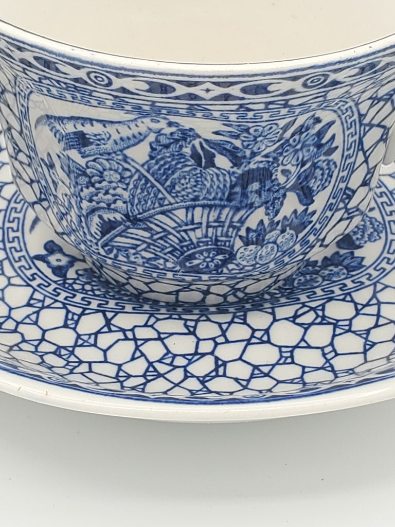 Set of 4 Adams Chinese Bird Cup & Saucer Sets LK