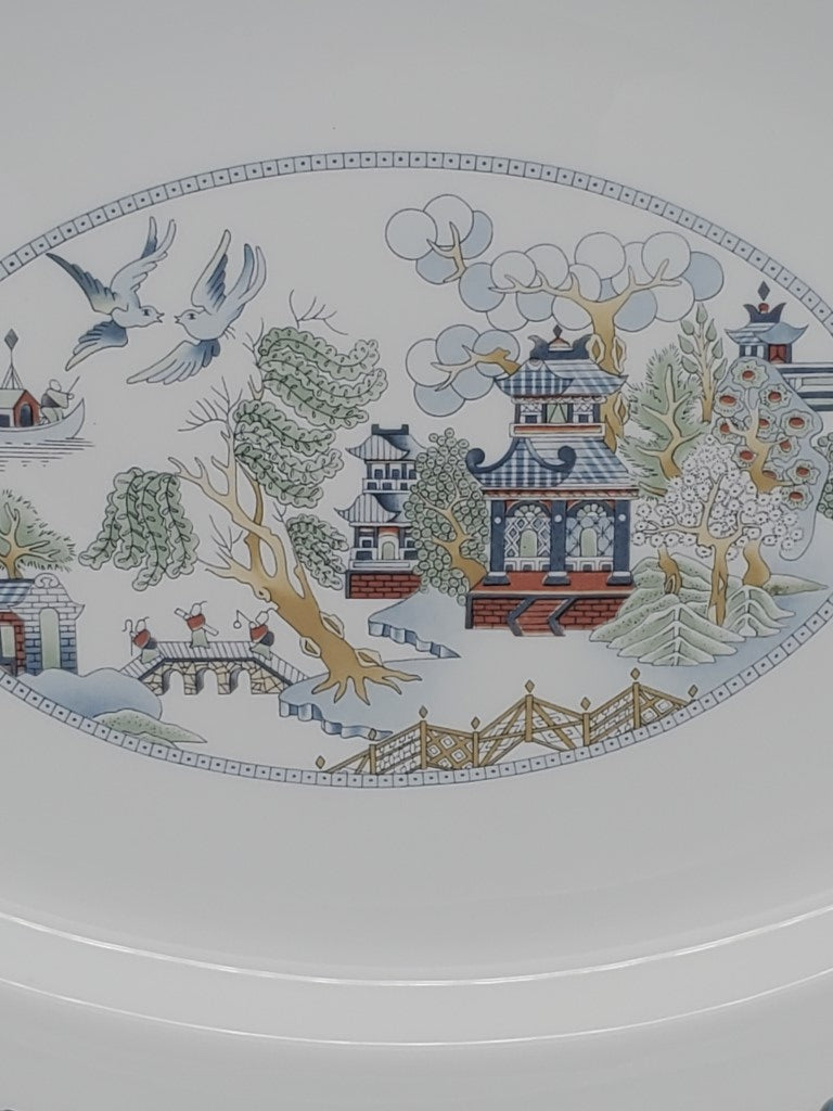Wedgwood Chinese Legend 15" Oval Serving Platter LK