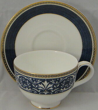 Set of 2 Royal Doulton Challinor Footed Cup & Saucers