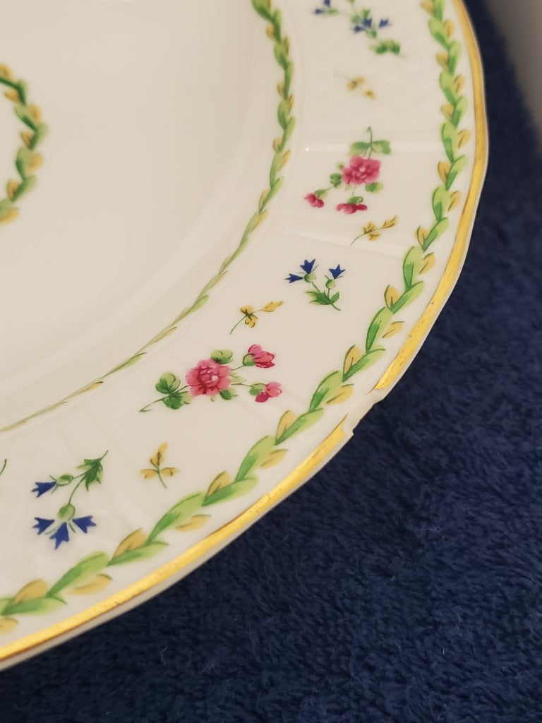 Bernardaud Artois Vert Lot of 5 Imperfect Soup Bowls