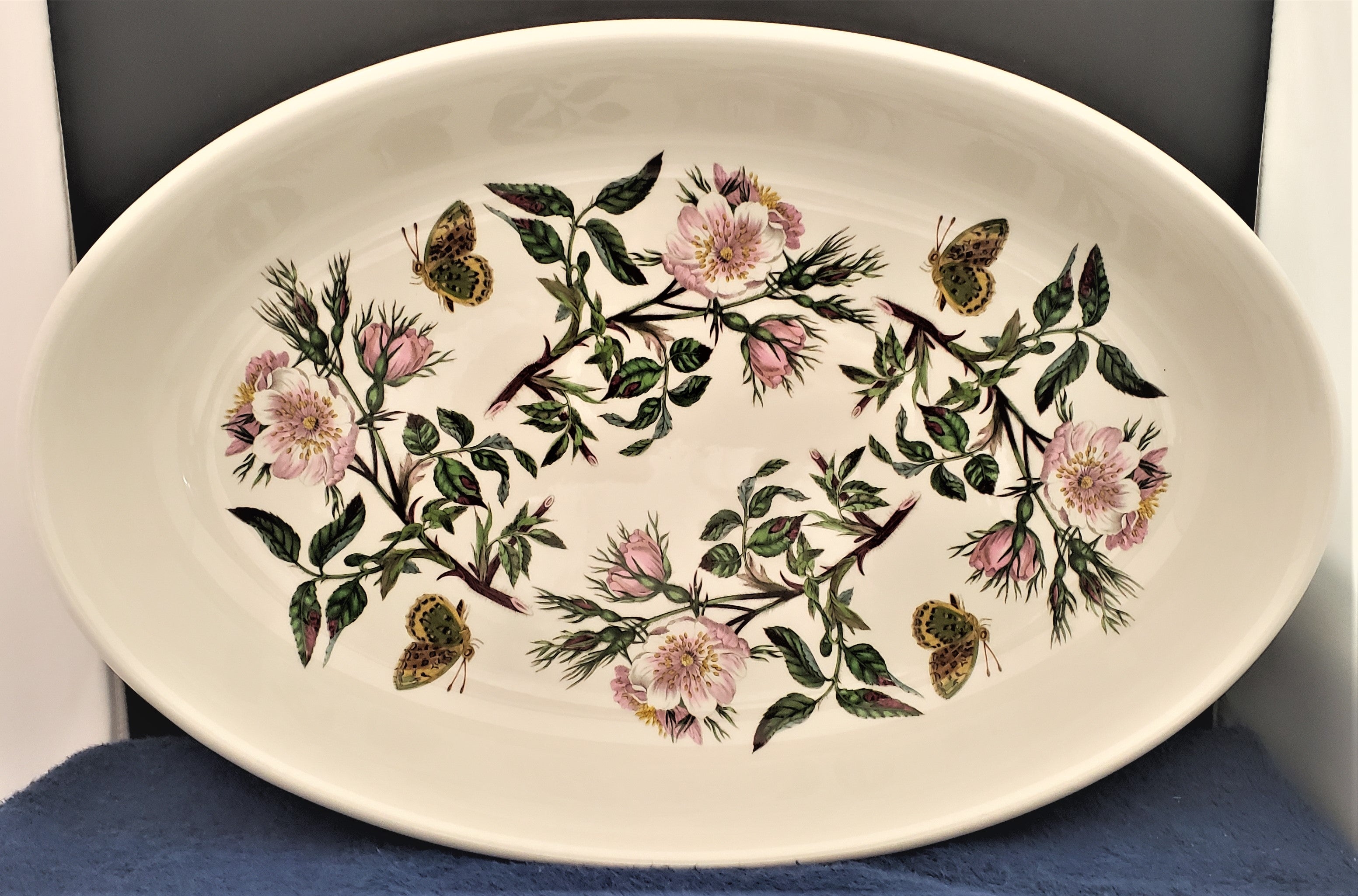 Portmeirion Botanic Garden 15" Large Oval Serving Bowl –