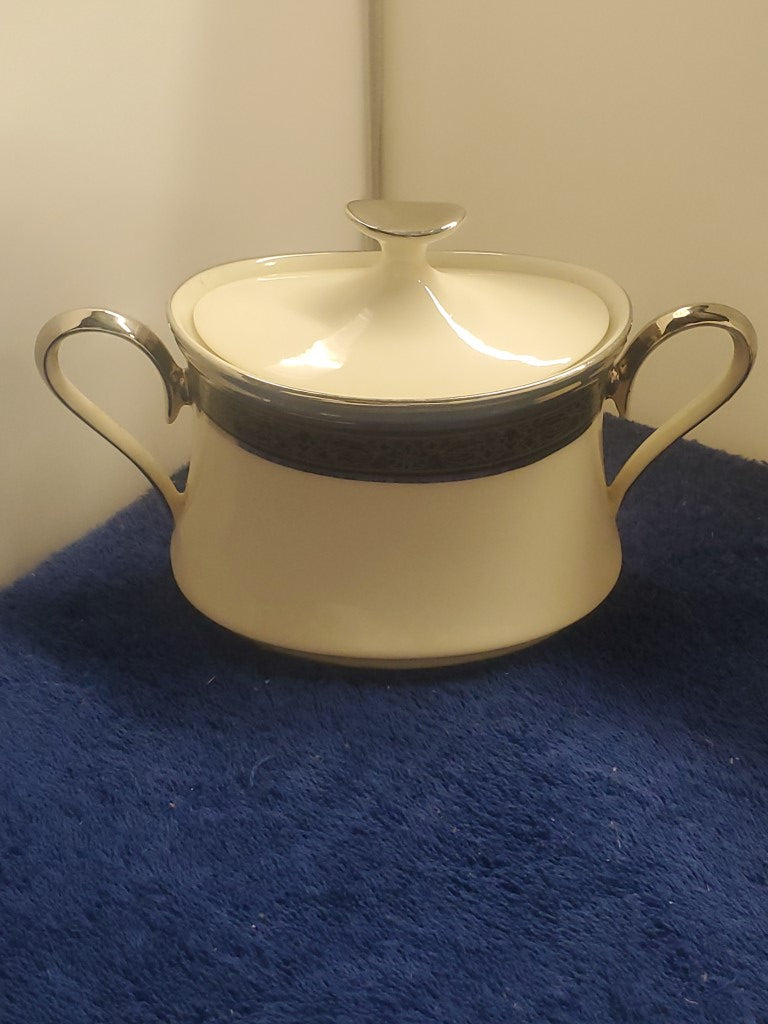 Lenox Moonlight Mood Creamer & Sugar Bowl with Lid LK