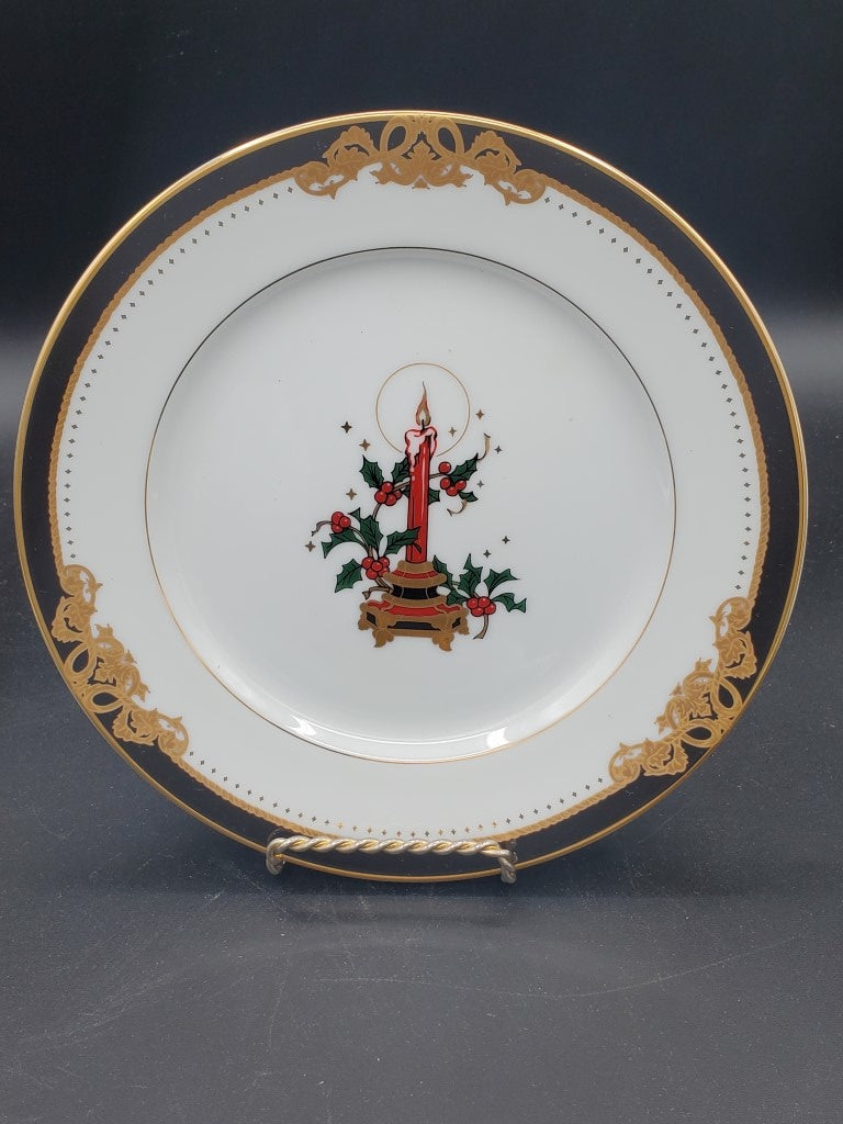 Fitz & Floyd Assorted Lot of Five Decorative Salad Plates LK