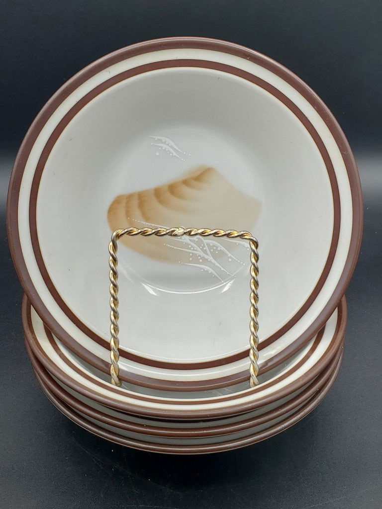 Set of 4 Noritake Seaview Coupe Cereal Bowls LK