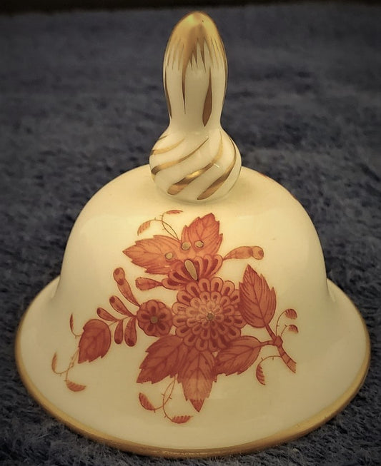 Herend Chinese Bouquet Rust (AOG) Bell (8017)