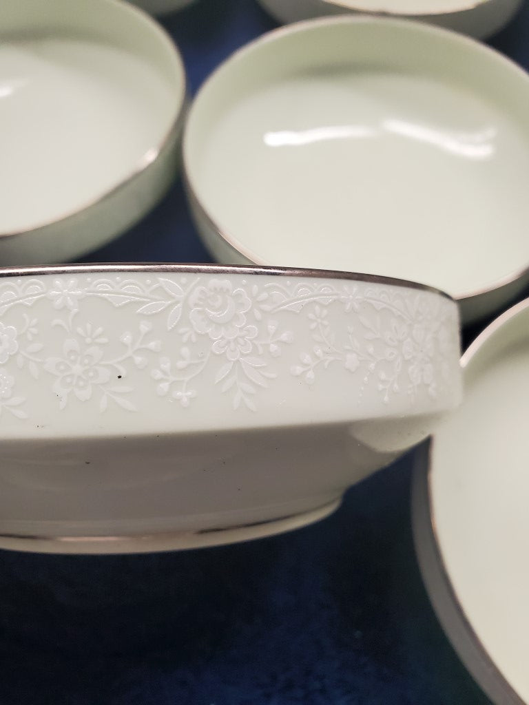 Set of 8 Noritake Honor Green Fruit Bowls LK