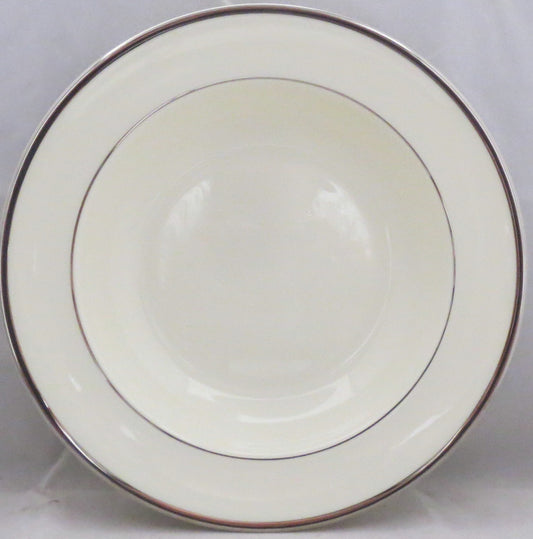 Set of 4 Wedgwood Majesty Platinum Rim Soup Bowls